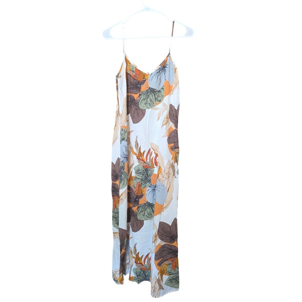 Emery Rose Tank Dress L Womens Long Length Light Weight Multicolor Summer